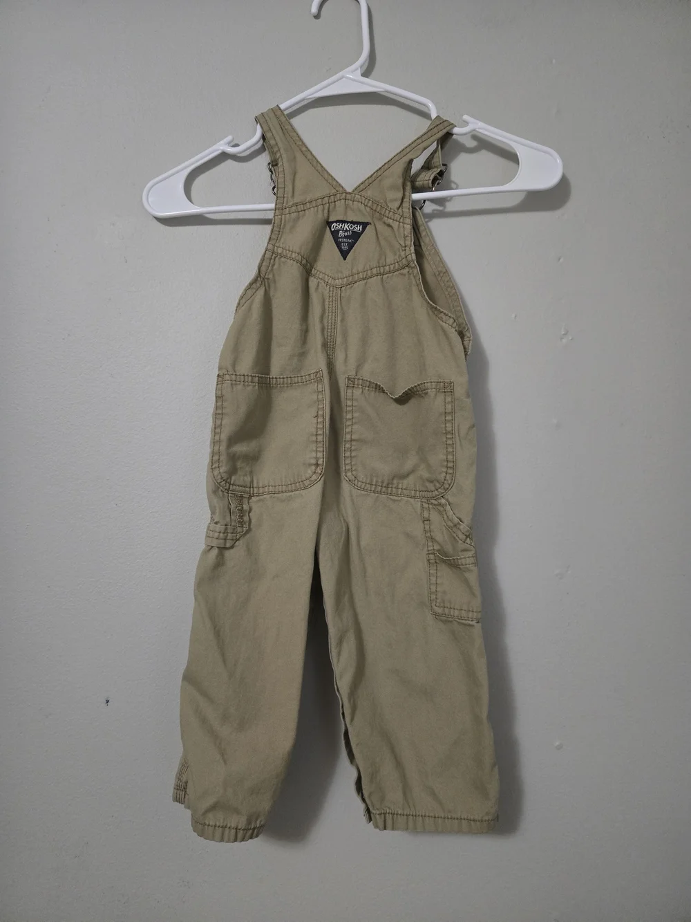 OshKosh B'gosh Toddler Tan Overalls